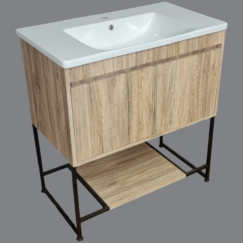 Bali 800 Bathroom Cabinet Bordeaux