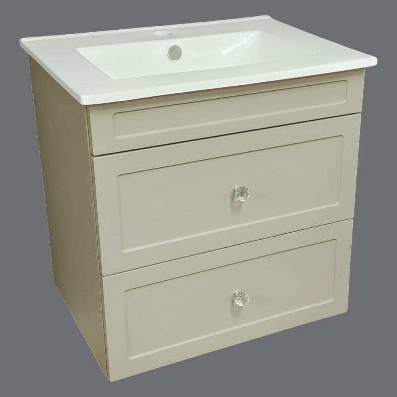 Penny 600 Wll-Hung Cabinet Argilla 2 Drawers